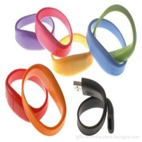 Bracelet USB Flash Stick with Up to 32GB Capacity, OEM and ODM Orders Welcomed, Free Samples